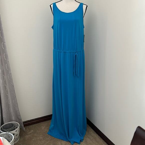 Coldwater Creek | Crepe Drawstring Maxi Size 12 NWT - Picture 1 of 9